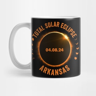 Arkansas Total Solar Eclipse 2024 American Totality April 8 Mug